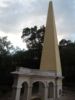 Obelisk v zámeckém parku Uherčice