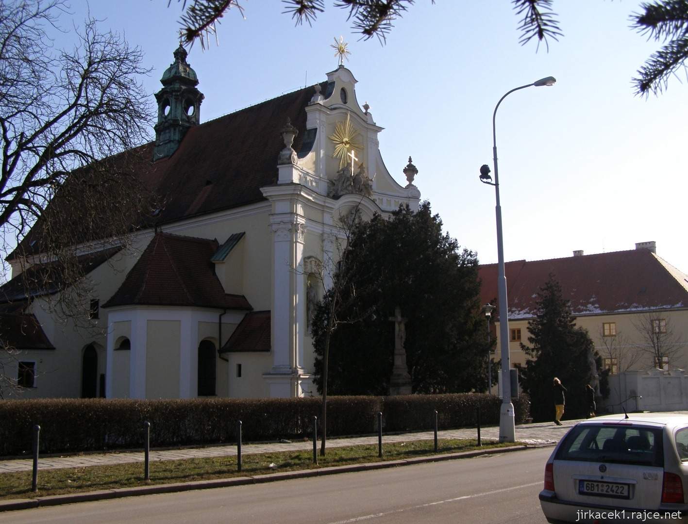 Brno Královo Pole - klášter kartuziánů a kostel Nejsvětější Trojice a švédská kaple