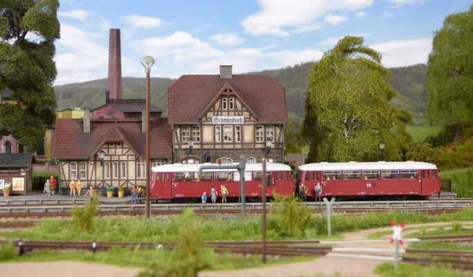 Kolejiště Schwarzbach - Finální podoba kolejiště